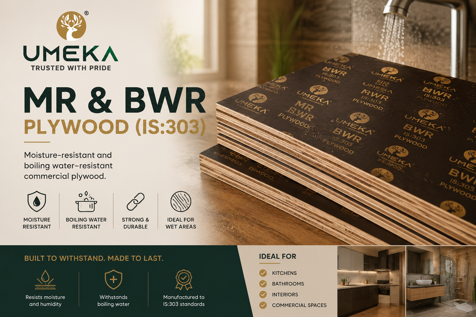 MR & BWR Plywood (IS:303)